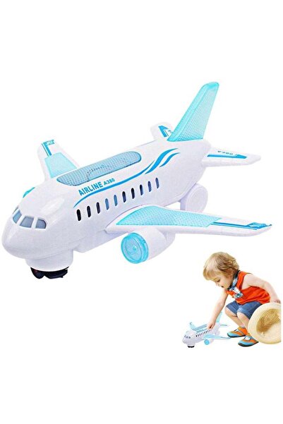 Toybox Toy Box Battery Operated Plane Toy With Flashing Light And Music For Kids
