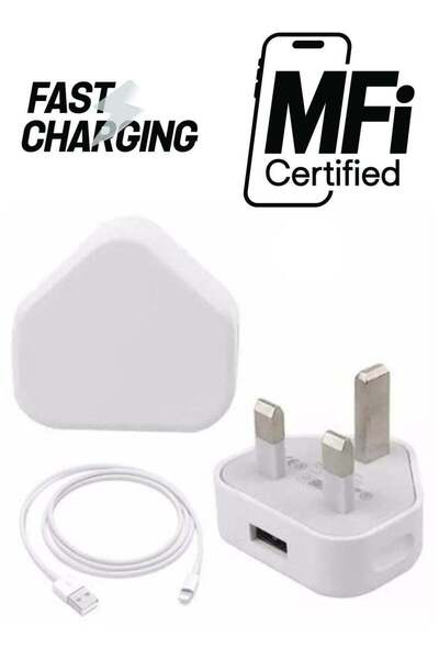 Generic Wall Charger For Apple iPhone And iPad White
