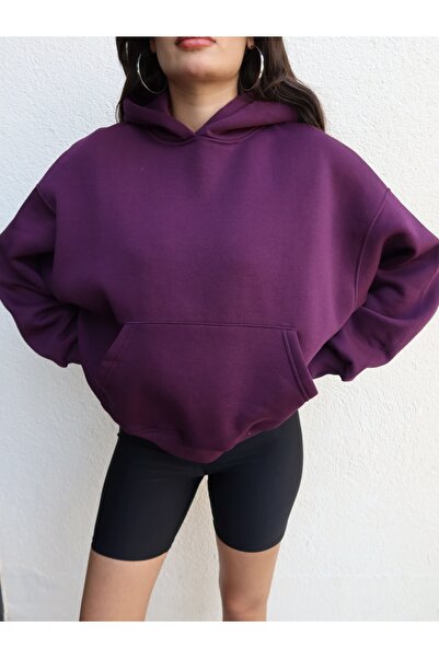 ESRAHELVACI Raised Kangaroo Pocket Sweatshirt