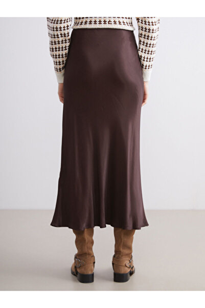 LC Waikiki Peak Yeni Sezon Beli Lastikli Volanlı Saten Etek