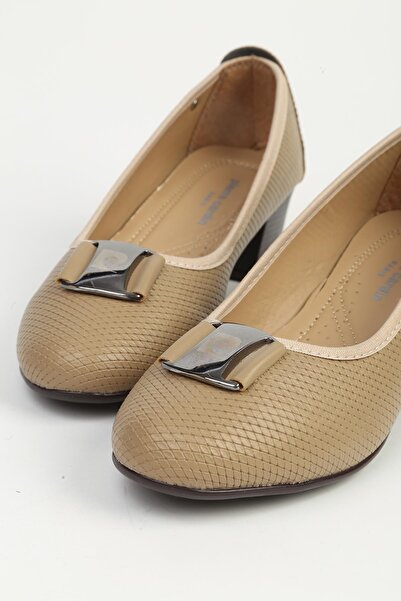 Pierre Cardin Bej Topuklu Ayakkabı PC-54940