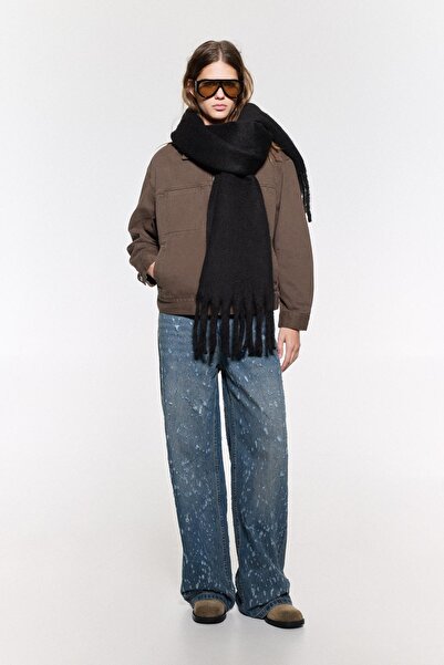 Pull & Bear Moher efektli atkı