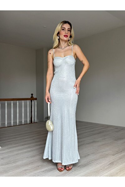 YK FASHION Simli Tasarım Elbise