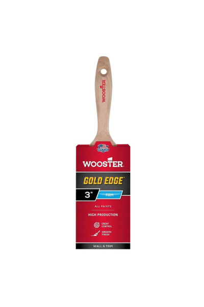 Wooster Gold Edge Firm High Production Varnish Brush 3inch