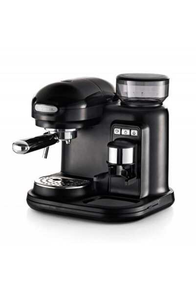 ARIETE آلة صنع الإسبريسو مع مطحنة قهوة مدمجة