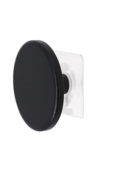 ACE حامل خطاف من الخيزران من Tendance على ملصق (أسود، قطر 8.5 سم)