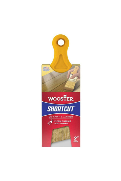 Wooster Shortcut Flexible Handle Angle Trim Paint Brush 2inch