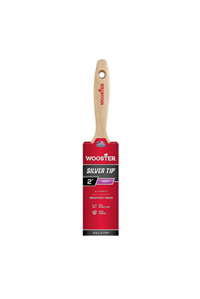 Wooster Silver Tip Polyester High Production Varnish Brush 2inch
