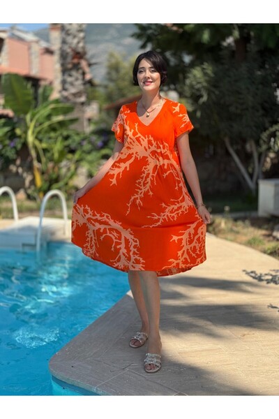 Punta Otantik Ft179009 Viscose Fethiye Dress