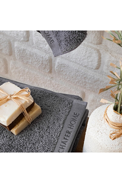 Schafer Home Soft Touch Towel 50X90 cm 1 Piece-Anthracite