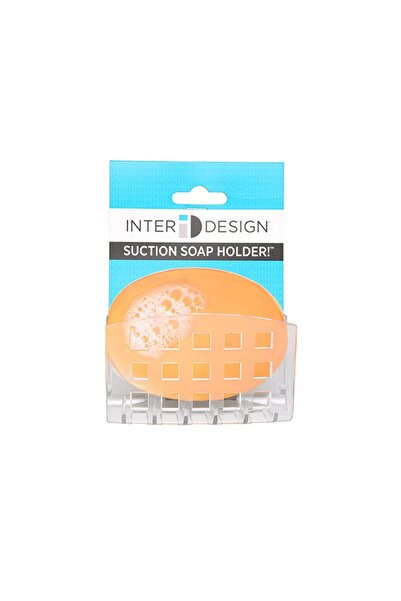 ACE حامل صابون عمودي من إنترديزاين (11.4 × 12.9 × 12.9 سم، شفاف)