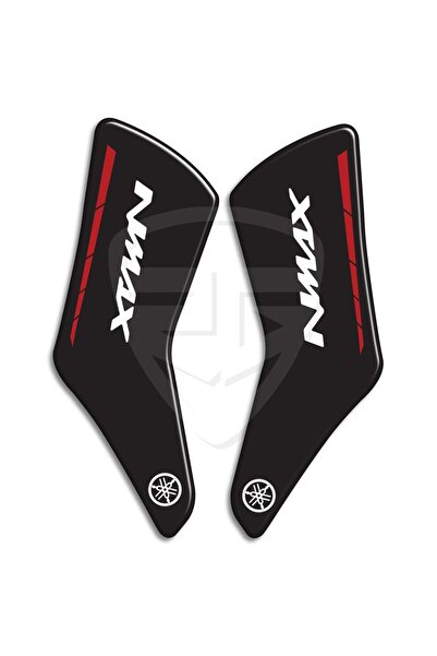 Redline Grafik Yamaha Nmax Basamak Koruyucu Pad Kırmızı Siyah