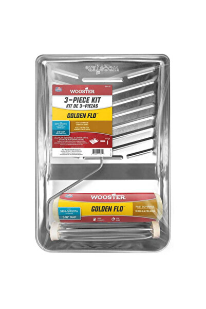 Wooster Golden Flo High Quality Paint Roller Tray Set 9 x 3/8inch