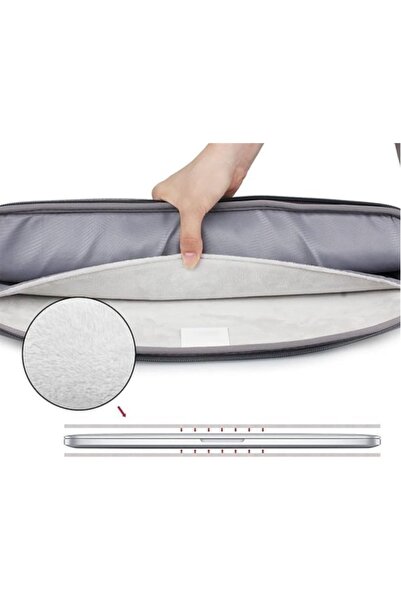 HALAMODO Waterproof Vertical Laptop Sleeve for 15-inch Macbook, Portable Cover for Tablet and Notebook