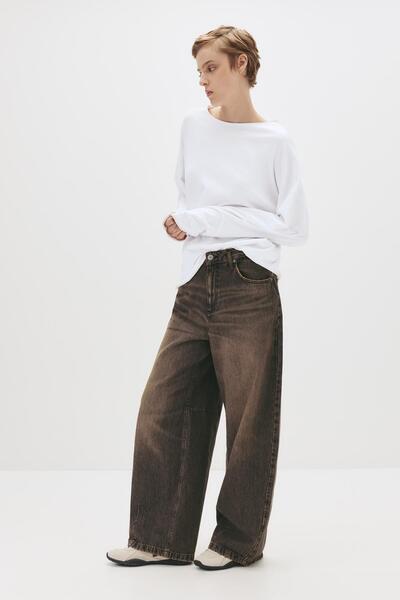 Pull & Bear Oversize long sleeve T-shirt