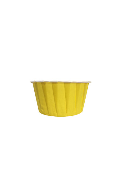 kidspartim Muffin Cake Capsule Yellow 50 Pieces