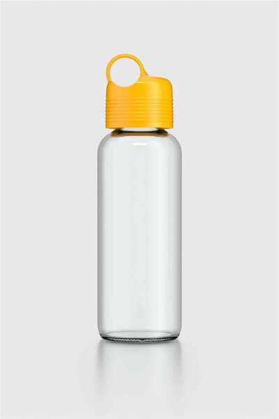 Renga Moon 450 ml Glass Flask 922009 Yellow