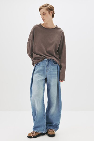 Pull & Bear Oversize long sleeve T-shirt