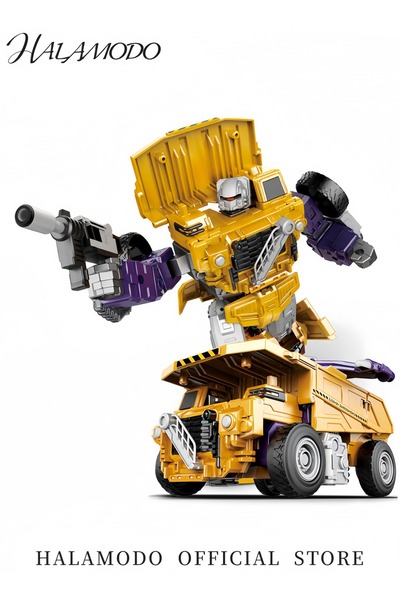 HALAMODO Deformable Toy Action Figure Toy Action Figure Car Truck Model Alloy Deformed Car Robot Model