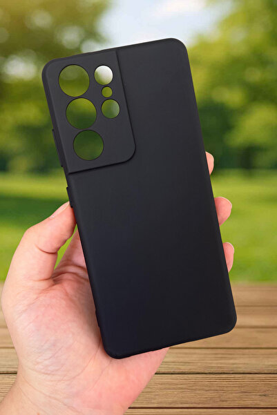 Vip Case Samsung Galaxy S21 Ultra Silikon Darbe Emici Klasik Korumalı Rubber Kılıf