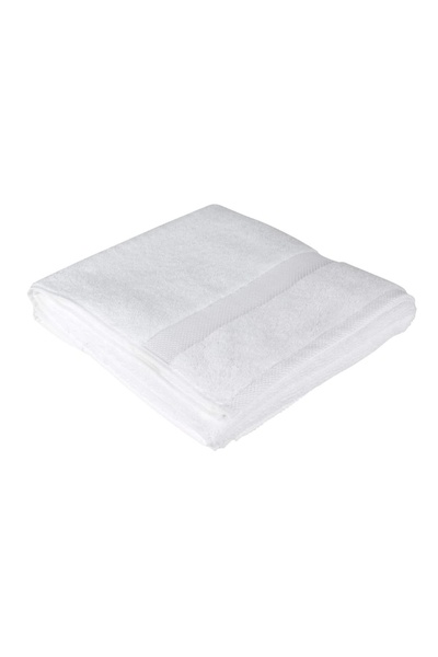 ACE منشفة حمام تروبيل الكلاسيكية (68 × 140 سم، أبيض)