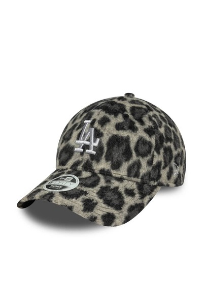 NEW ERA LA Dodgers Cosy Animal Леопардова сіра жіноча шапка