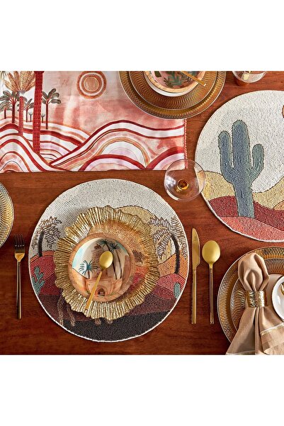 Generic Desert Elegance Simpson Beaded Placemat