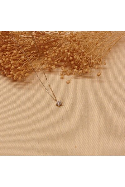 TAHAN MÜCEVHERAT Çiçek Minimal Kolye