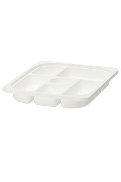 IKEA Trofast Compartment Storage Box, White, 42X30X5Cm