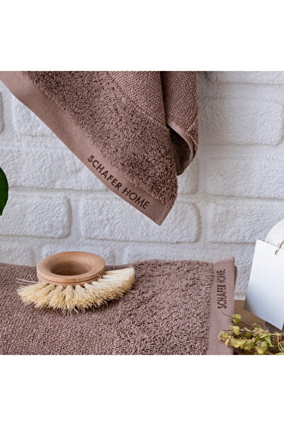 Schafer Home Soft Touch Towel 50X90 cm 1 Piece-Brown