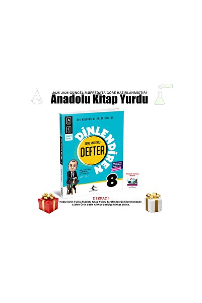 Arı Yayıncılık 2025-2026 8. Sınıf Din Kültürü Dinlendiren Defteri Konu Anlatı...