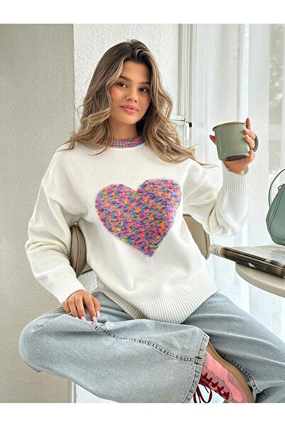 ATE ÖZGÜNEŞ TRİKO TEKSTİL PULOVER TRICOTAT CU INIMĂ