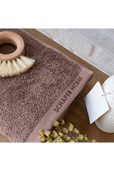 Schafer Home Soft Touch Towel 50X90 cm 1 Piece-Brown