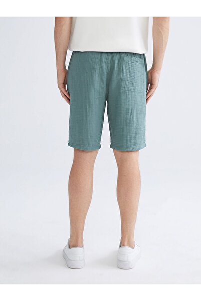 LC Waikiki Pantaloni scurți pentru bărbați LCW VisionPetrol Standard Mold Muslin