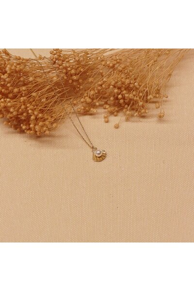 TAHAN MÜCEVHERAT İstiridye İnci Minimal Kolye