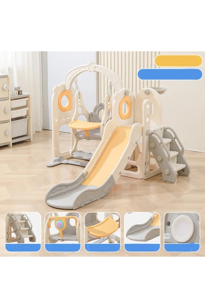 Nichiduta Garden 3in1 Grey indoor/outdoor children's playground, with platform, slide,
