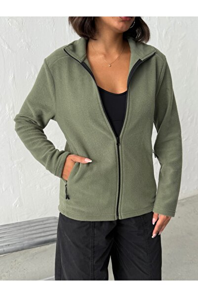 KAPHONE Women's Full Zip 2-Pocket Fleece Jacket