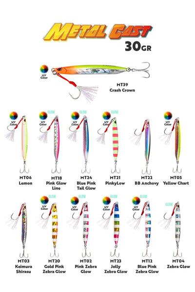 Fujin Metal Cast 30gr Shore Jig Metal Yem