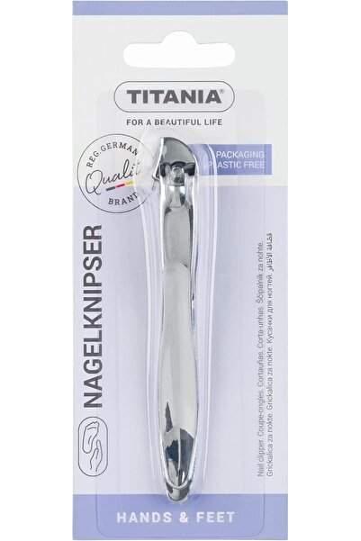 TİTANİA تيتانيا قصافة أظافر جانبية فضية كبيرة – موديل 1054