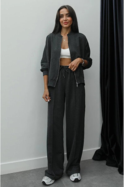 My Blog Anthracite Tracksuit Set - 8001