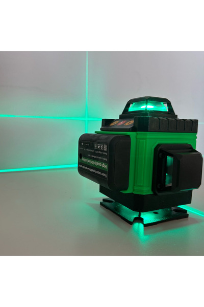TodayShop Laser Level, 4 Beams x 360 Degrees, Green Lines, 25m Range