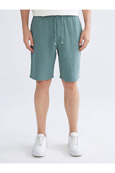 LC Waikiki Pantaloni scurți pentru bărbați LCW VisionPetrol Standard Mold Muslin