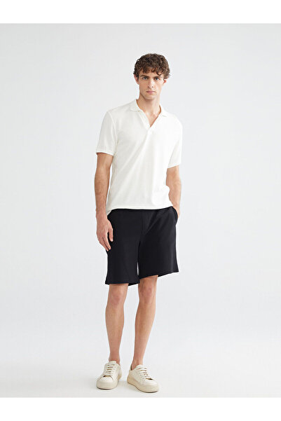 LC Waikiki Pantaloni scurți pentru bărbați Black Standard Fit