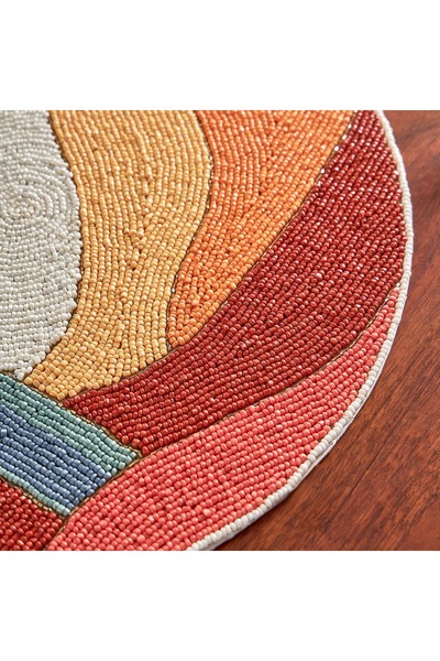 Generic Desert Elegance Dunes Beaded Placemat