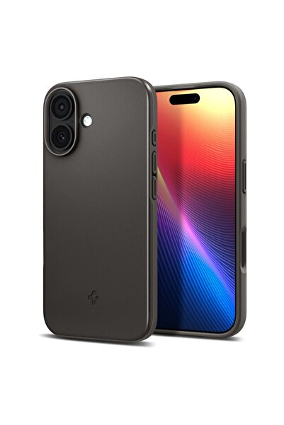 Spigen غطاء MagSafe رفيع لهاتف iPhone 17، غطاء MagFit رفيع بلون رمادي معدني -...