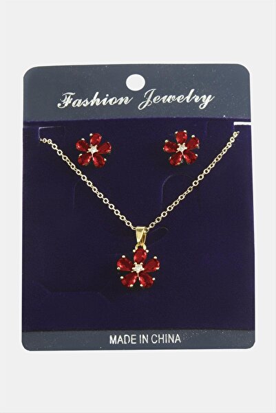 TakÇalıştır مجموعة باباتيا زيركون مرصّع بالأحجار قلادة زيركون مرصّع بالأحجار ...