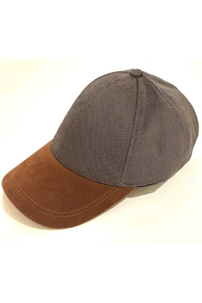 Monalisa Home Stylish Brown and Gray Velvet Men's Hat