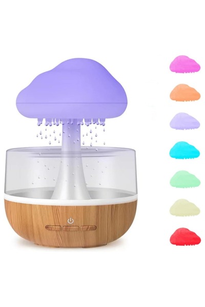 CME Rain Cloud Diffuser | Smart Aroma Diffuser and Humidifier with 7 Colors LED Night Lights