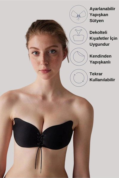 Serena Magic Miracle Strapless Bra with Magic Bra Shaper Silicone Adhesive