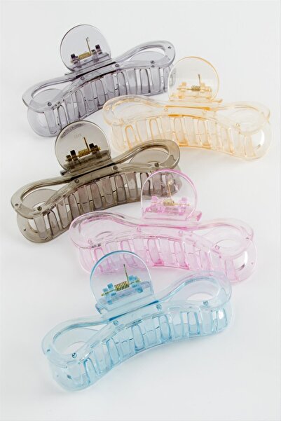 Ronanna إبزيم مزلاج ملون شفاف إنفينيتي 11 سم